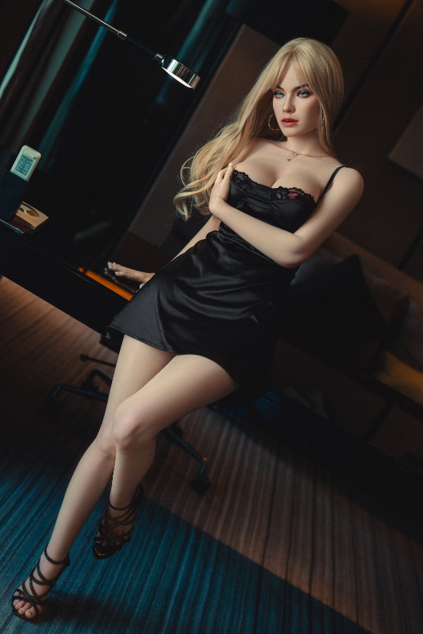 158cm (5.18ft) D-Cup Full Silicone Sex Doll Doris, ROS Head T08
