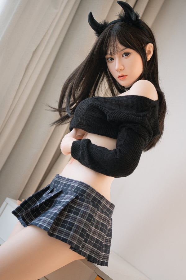 158cm (5.18ft) D-Cup Full Silicone Sex Doll Ann, ROS Head T10