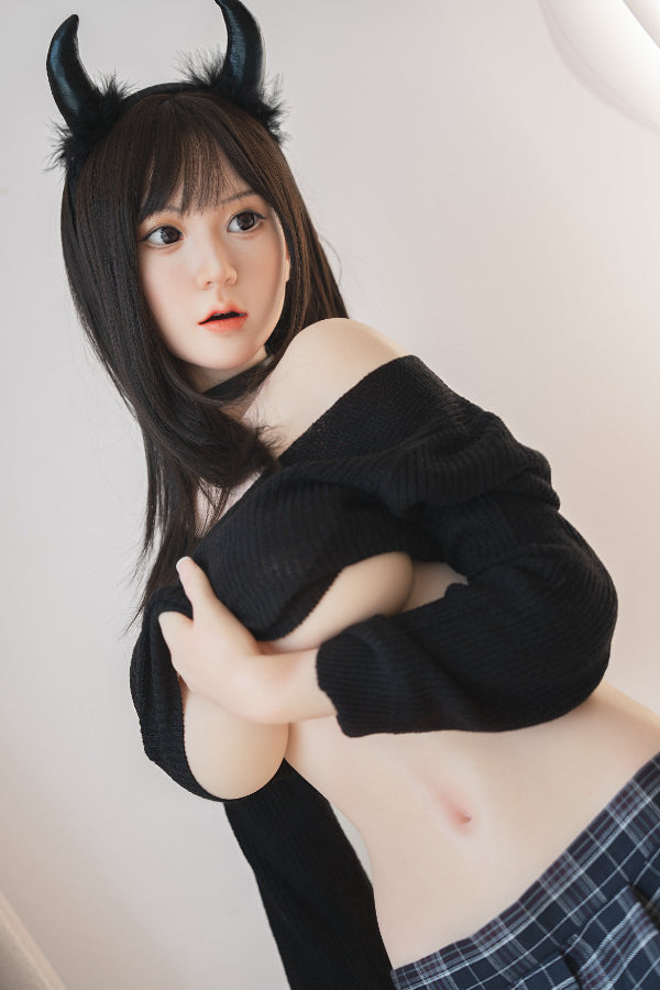 158cm (5.18ft) D-Cup Full Silicone Sex Doll Ann, ROS Head T10