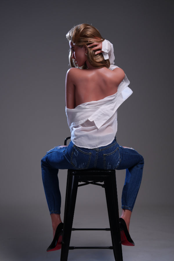 170-2cm(5.58ft) E-Cup Full Silicone Sex Doll Susan, ROS Head T17