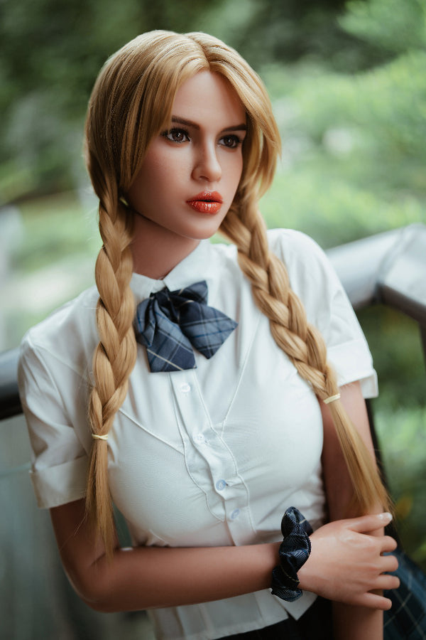 170-2cm(5.58ft) E-Cup Full Silicone Sex Doll Chloe, ROS Head T24