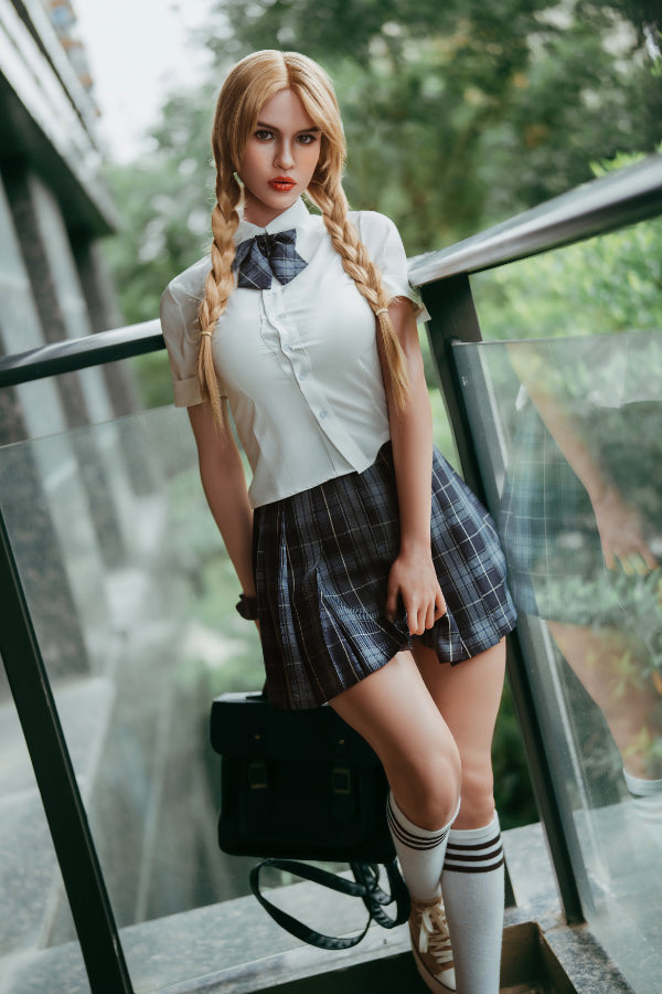 170-2cm(5.58ft) E-Cup Full Silicone Sex Doll Chloe, ROS Head T24