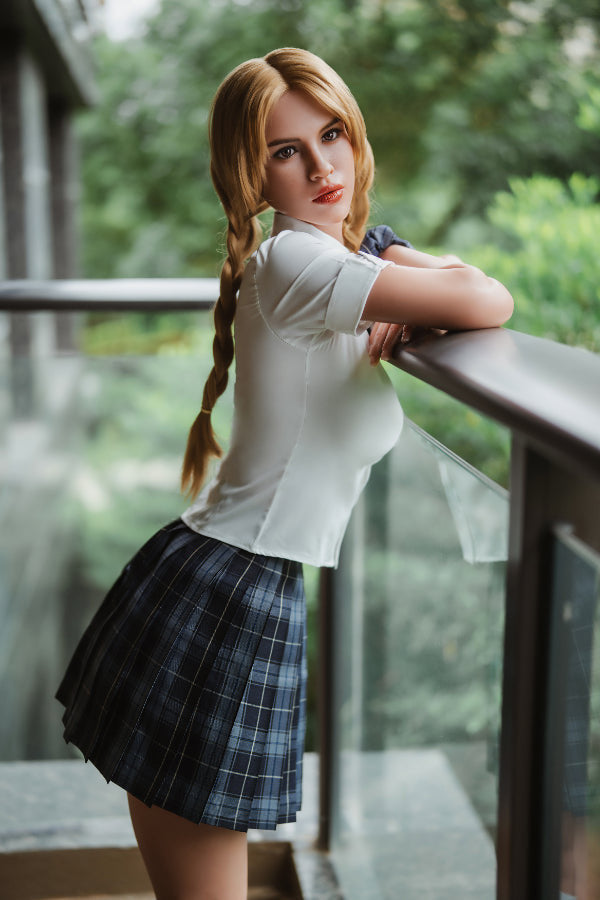 170-2cm(5.58ft) E-Cup Full Silicone Sex Doll Chloe, ROS Head T24