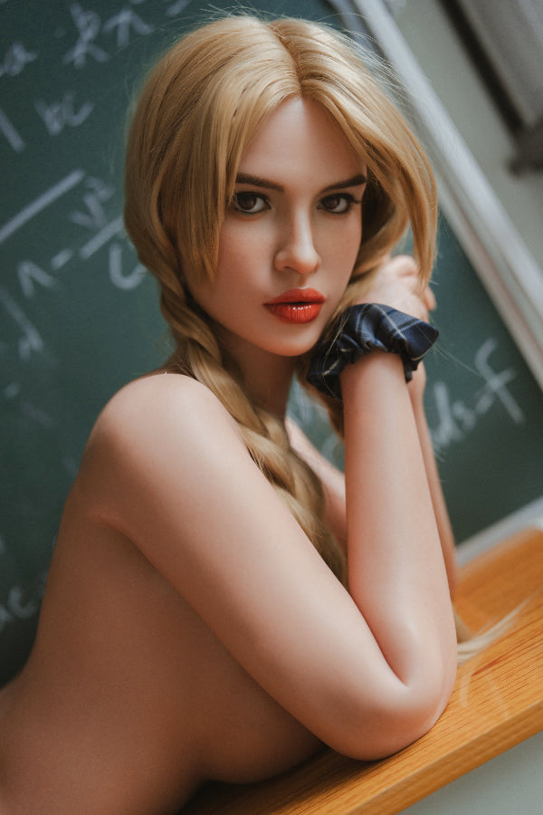170-2cm(5.58ft) E-Cup Full Silicone Sex Doll Chloe, ROS Head T24