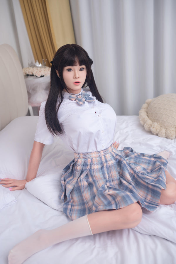 158cm (5.18ft) D-Cup Full Silicone Sex Doll Sharon, ROS Head T28