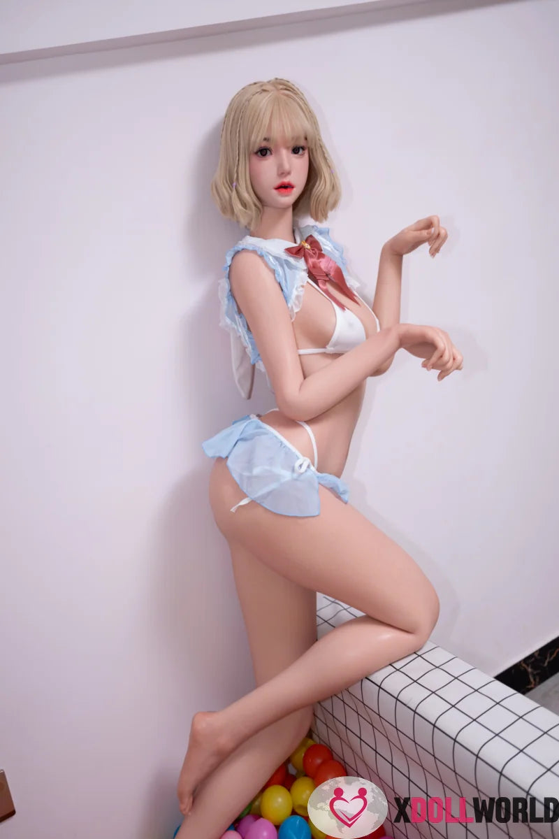 164cm(5.38ft) B-Cup Full Silicone Sex Doll Kali, ROS Head T35