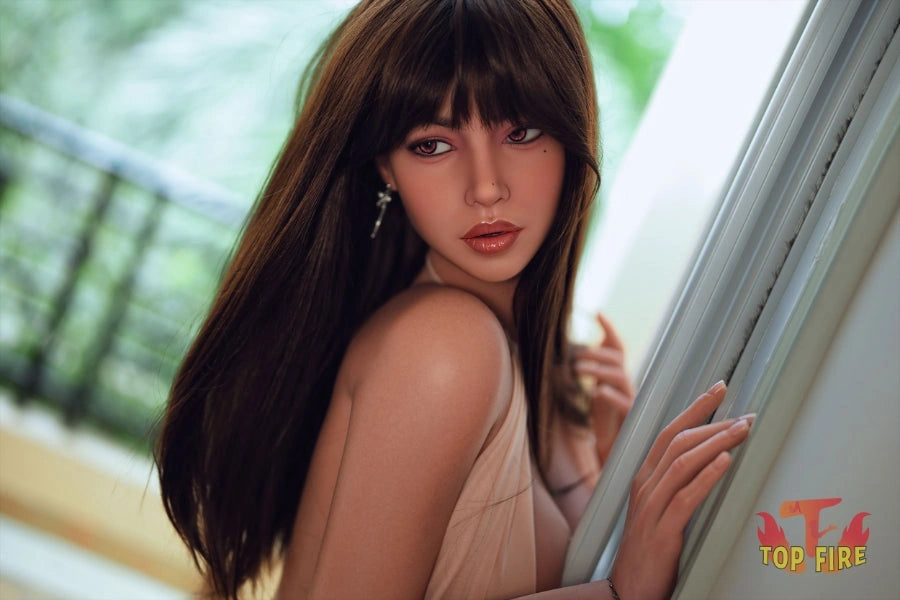 170-2cm(5.58ft) E-Cup Full Silicone Sex Doll Ivy, ROS Head T46