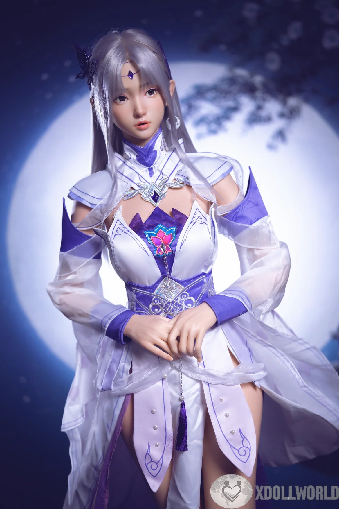 164cm(5.38ft) B-Cup Full Silicone Sex Doll Nova, ROS Head T56