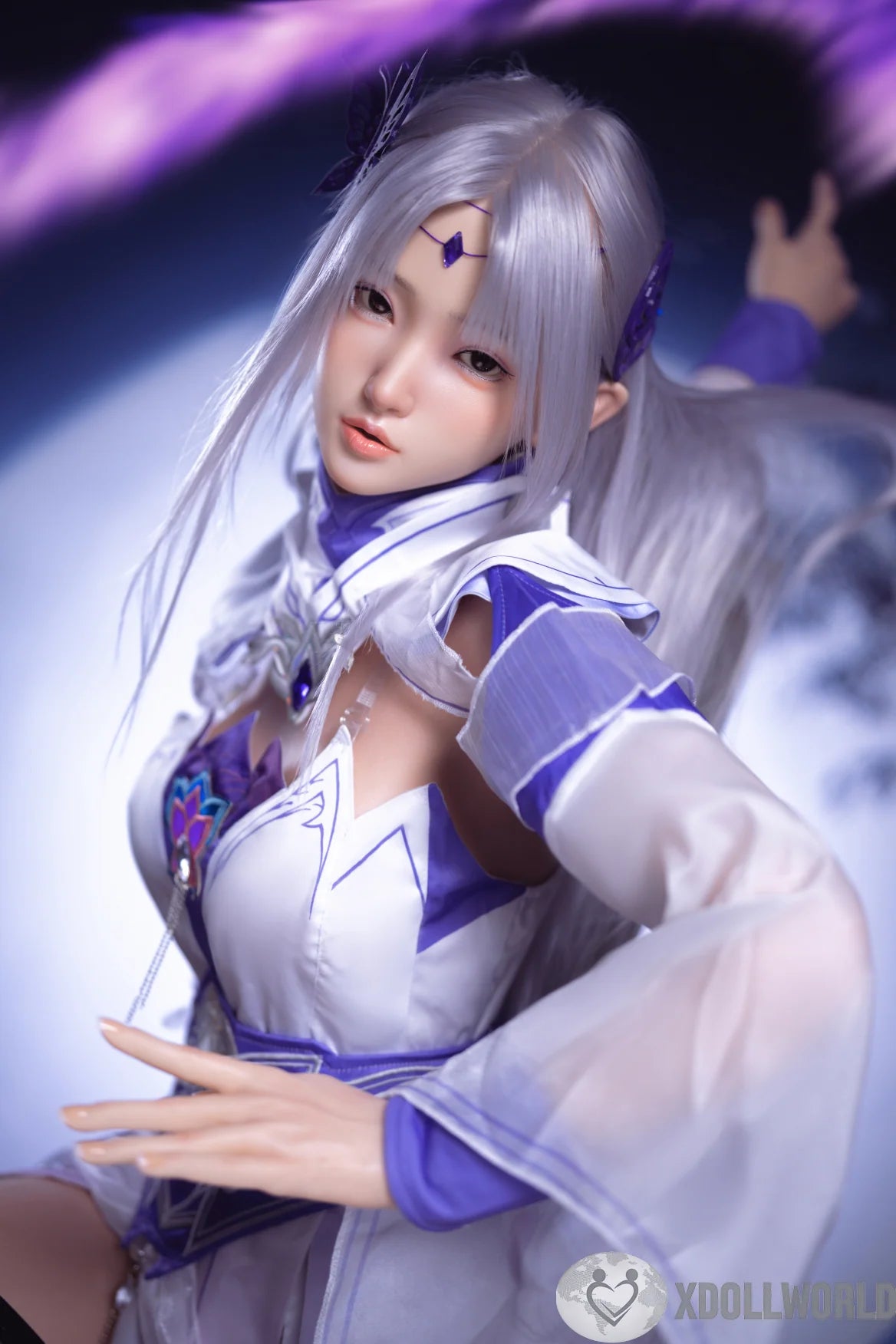 164cm(5.38ft) B-Cup Full Silicone Sex Doll Nova, ROS Head T56