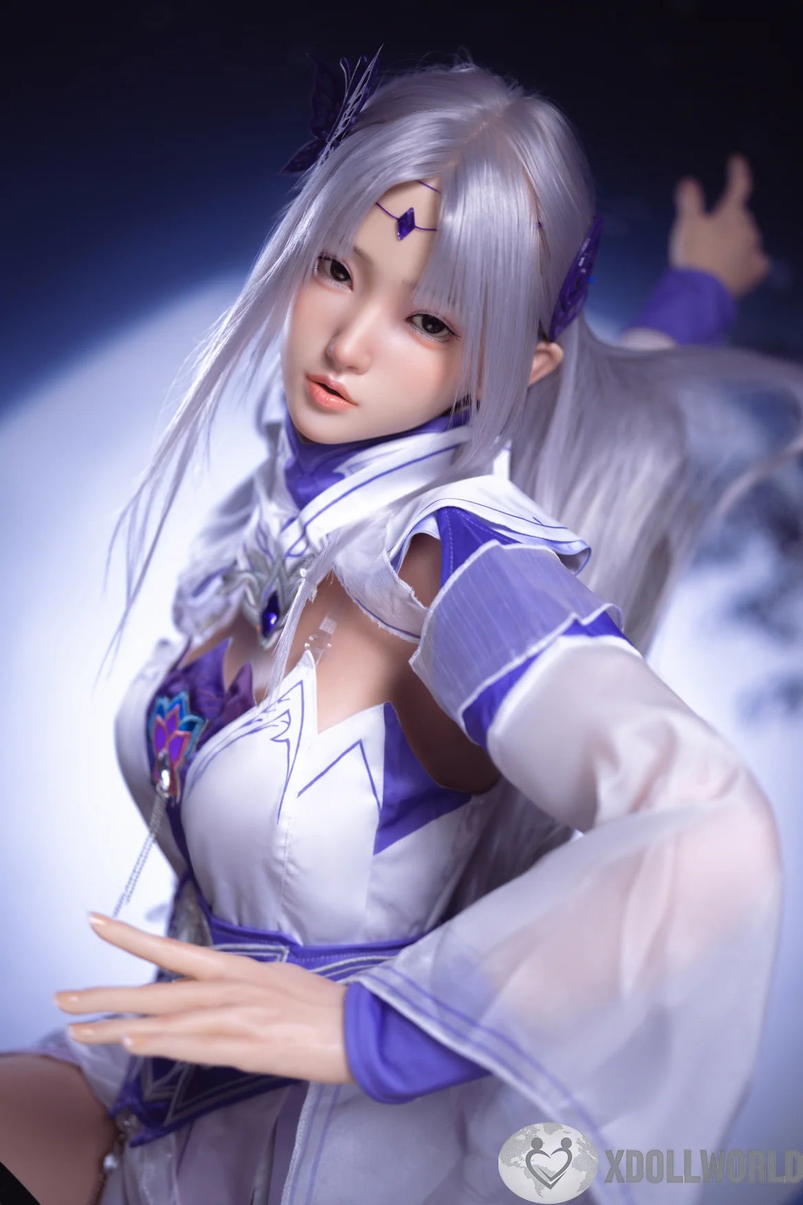 164cm(5.38ft) B-Cup Full Silicone Sex Doll Nova, ROS Head T56
