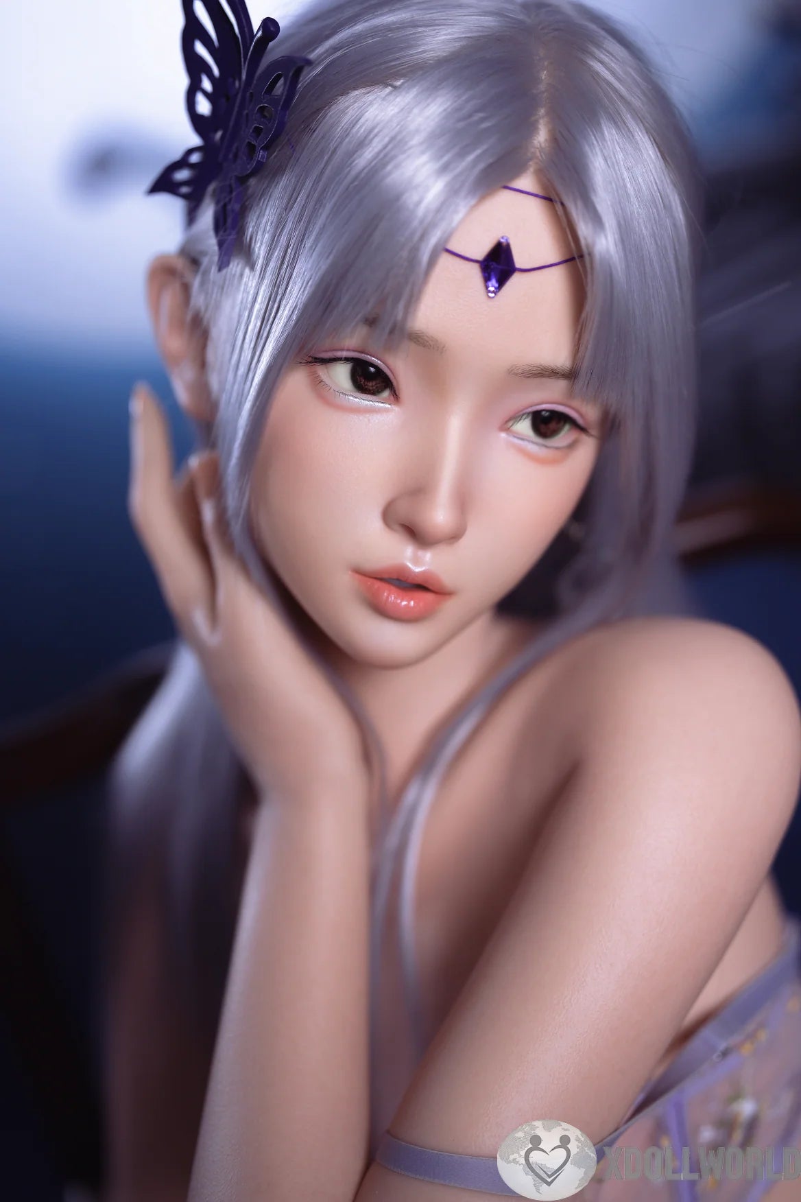 164cm(5.38ft) B-Cup Full Silicone Sex Doll Nova, ROS Head T56