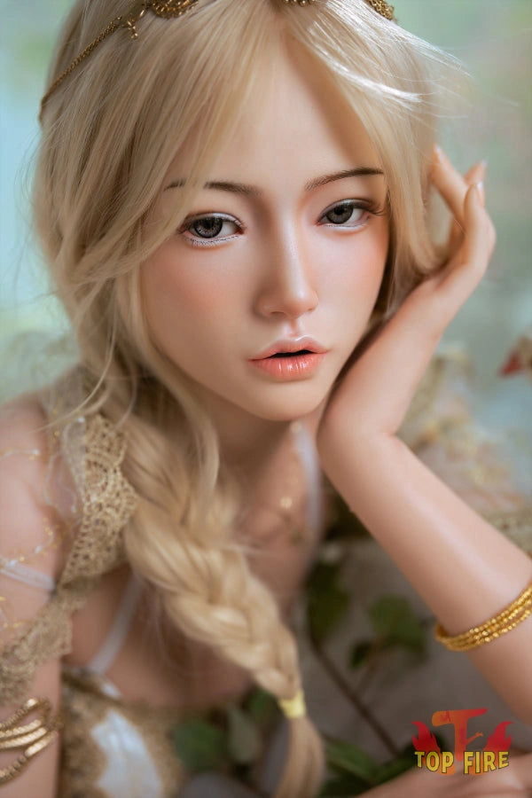 164cm(5.38ft) B-Cup Full Silicone Sex Doll Victoria, ROS Head T57
