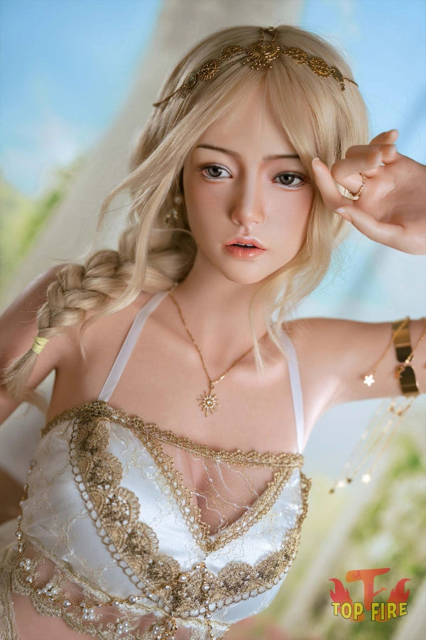 164cm(5.38ft) B-Cup Full Silicone Sex Doll Victoria, ROS Head T57