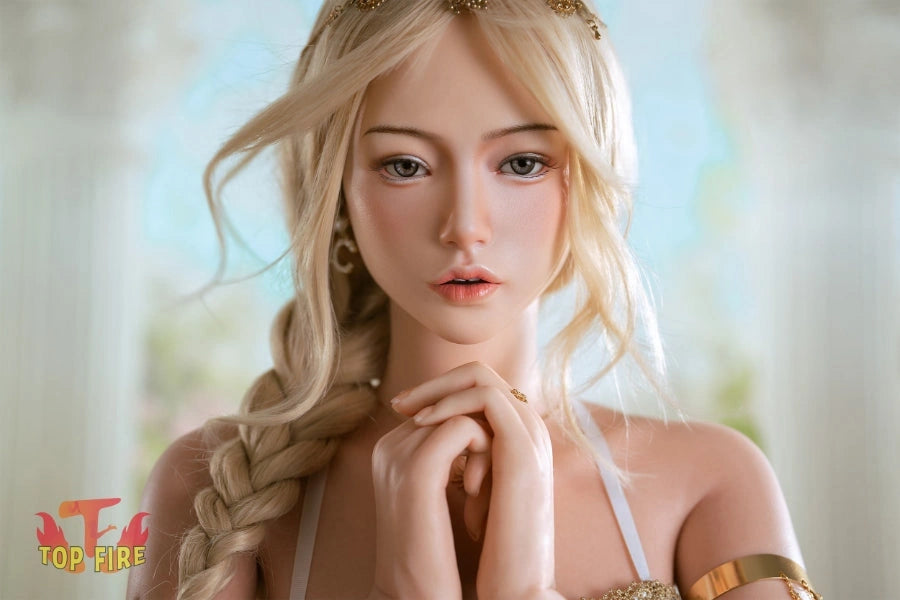164cm(5.38ft) B-Cup Full Silicone Sex Doll Victoria, ROS Head T57