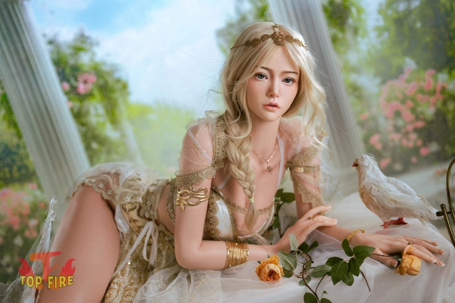 164cm(5.38ft) B-Cup Full Silicone Sex Doll Victoria, ROS Head T57