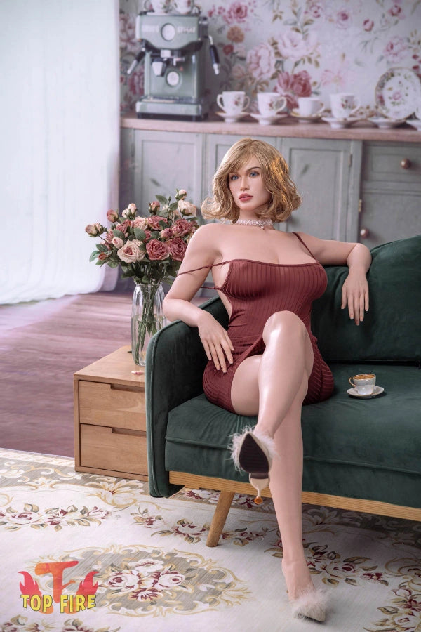 174cm(5.71ft) G-Cup Full Silicone Sex Doll Violet, ROS Head T63